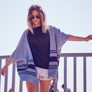 Toro Stripe Open Front Cardigan